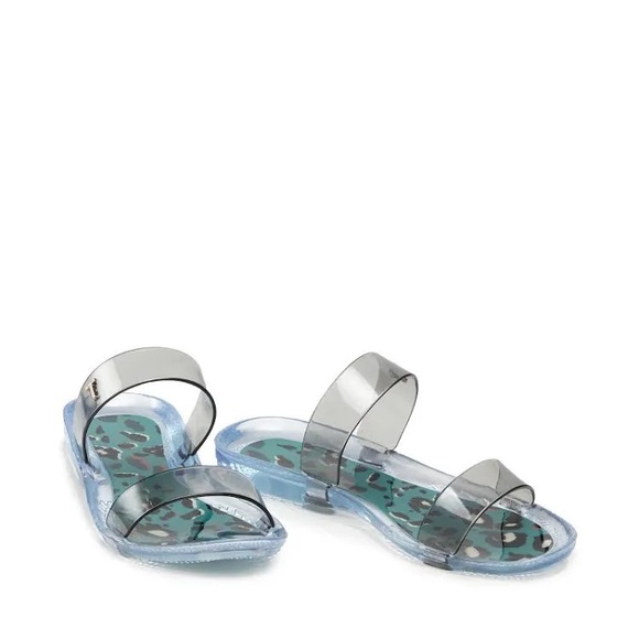 🆕Ted Baker🆕 Jelley Leopard Print Clear Slide Sandal - size 9 - Picture 12 of 13